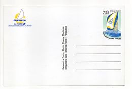 Entier Carte Postale  "Course Autour Du Monde (bateau La Poste) --NEUF - Standard Postcards & Stamped On Demand (before 1995)