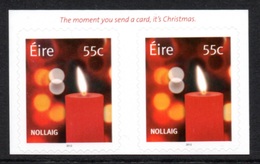 IRELAND 2012 Christmas / Candle: Horizontal Pair Of Stamps UM/MNH - Neufs