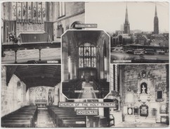 CHURCH OF THE HOLY TRINITY, COVENTRY, Multi View, United Kingdom, Unused Real Photo Postcard [20667] - Coventry