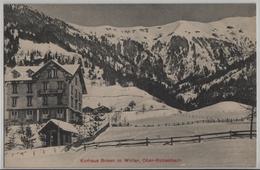 Kurhaus Brisen Im Winter, Ober-Rickenbach En Hiver - Other & Unclassified