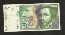 ESPANA / SPAIN / SPAGNA - BANCO De ESPANA - 1000 PESETAS (1992) - H. CORTES - [ 4] 1975-… : Juan Carlos I