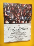 5840 -  Cindy's Collection 1986 Cabernet Sauvignon Afrique Du Sud  Artiste Peter Sibeko - Art