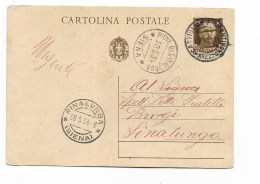 CARTOLINA POSTALE TIMBRO SINALUNGA 1934 VIAGGIATA FG - Histoire