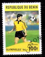 BENIN    N° 710 Bc  Oblitere Jo 1996  Football  Soccer  Fussball - Oblitérés