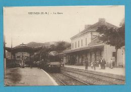 CPA - Chemin De Fer Train En Gare De VEYNES 05 - Other & Unclassified