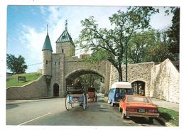 QUEBEC, Canada ,La Porte Saint Louis ,Taillée Dans Les Fortifications Date De 1873 ; Combi ; Auto; Calèche,ed Ricard TTB - Québec - La Citadelle