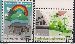 2016 Liechtenstein   Mi. 1790-1  Used   Europa: Umweltbewusst Leben - 2016