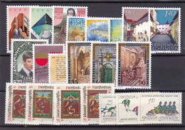 Liechtenstein, Kpl. Jahrgang 1987** (T 7757) - Full Years