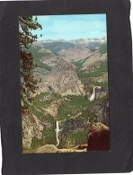 74195    Stati  Uniti,   Yosemite National Park,  California,  Vernal And  Nevada Falls As Seen From  Glacier Point,  NV - Yosemite