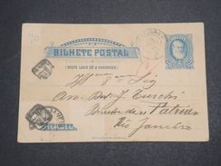 BRÉSIL  - Entier Postal Pour Rio De Janeiro En 1890  - L 10175 - Postwaardestukken