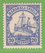 MiNr.16 Xx  Deutschland Deutsche Kolonie Marshall-Insel - Marshall Islands