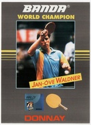 Tennis Table Ping Pong Jan Ove Waldner 1990 état Superbe - Tafeltennis