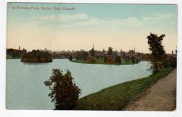 BERLIN, Ontario, Canada, Houses & Victoria Park, Pre-1920 Postcard, Waterloo County - Kitchener