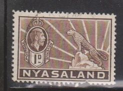 NYASSALAND Scott # 39 Used - KGV & Leopard - Nyasaland (1907-1953)