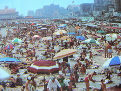 1956   FLY  FROM   ATLANTIC  CITY  ( N.J )    TO  ITALY - Panoramic Views