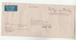 1960s Air Mail INDIA COVER SHREE NILKANTHESWAR COLLEGE To GB, Stamps 3x 13np 2x 5np 1x 1np 25np, Airmail Label - Lettres & Documents