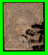 ESPAÑA SELLO DE EFIGIE ALEGORICA    GOBIERNO PROVICIONAL AÑO  1870 -  25.m. - Used Stamps