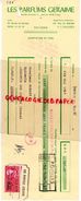 86- POITIERS- RARE TRAITE PARFUMERIE- PARFUMS GERAIME-PARFUM- 32 ROUTE DE GENCAY-EAU DE COLOGNE-1967 DIAMANTS - Perfumería & Droguería