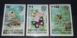 BRITISH INDIAN OCEAN TERRITORY 1973. WILDLIFE, MNH SET - Britisches Territorium Im Indischen Ozean