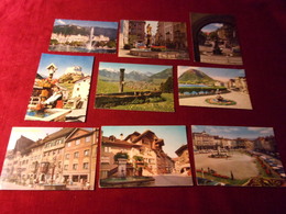 LOT 9 CARTES  POSTALES  DE SUISSE    ( THEME LES FONTAINES  ) TOUS AVEC TIMBRES  REF 619 - Fontaines