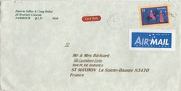 AUSTRALIE - LETTRE AVION POUR LA FRANCE SUNSHINE COAST 11/12/98 - YT 1721 - MI 1782 - TDA223 - Covers & Documents