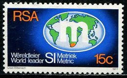 KE0388 South Africa 1977 International Metric Map 1V MNH - Ongebruikt