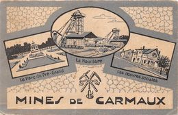 ¤¤  -  CARMAUX  -  Carte, Document Des Mines - Parc Du Pré-Grand - Houillère - Les Oeuvres Sociales  -  ¤¤ - Carmaux