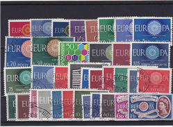 Europa Cept, Kpl. Jahrgang 1960, Gest. - Annate Complete