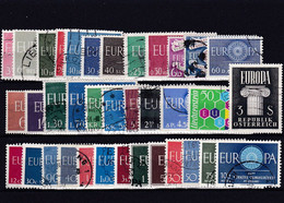 Europa Cept, Kpl. Jahrgang 1960, Gest. (T 18823) - Annate Complete