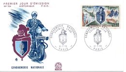 Cachet PJ De La Gendarmerie Nationale - PARIS 31.01.70 - Police - Gendarmerie