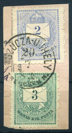 KISUCZAÚJHELY / Kysucké Nové Mesto 1888.  3+2kr Szép Bélyegzés  /  KISUCZAÚJHELY 1888 3+2kr Nice Pmk - Gebruikt