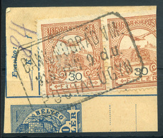 BÁNK 1910. Postaügynökségi Bélyegzés  /  BÁNK 1910 Postal Agency Pmk - Gebruikt