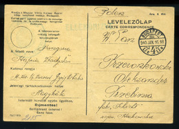 HUNGARY > POLAND NAGYKÁTA 1940 P.card From Polish Camp To Tzebina - Camps De Prisonniers