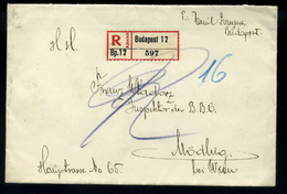 Hungary 1926. Inflation Reg. Cover Madonna 10000K R! - Gebruikt