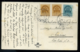 BUSTYAHÁZA / Буштинo 1941. Régi Képeslap, Kétnyelvű Bélyegzéssel Szerencsre Küldve  /  BUSTYAHÁZA Carpatho Ukraine - Used Stamps