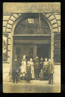 HUNGARY  1912 Budapest, Meder Márton Vendéglője A Törvényszékhez , Fotós Képeslap  /  BUDAPEST Real Photo Postcard - Hongarije