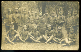 PILISCSABA 1913.  Katonák, Fotós Képeslap  /  PILISCSABA 1913 Soldiers, Photo Vintage Picture Postcard Hungary - Hongrie