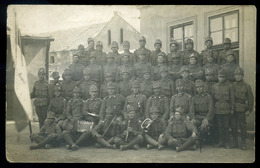 Hungary Slovakia  /  LOSONC 1917 WW I. Soldiers, Photo Vintage Picture Postcard - Hungary