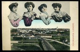 NAGYKANIZSA 1907. Régi Montázs Képeslap  /  NAGYKANIZSA 1907 Montage Vintage Picture Postcard Hungary - Hongarije