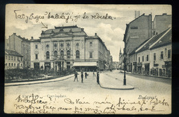 BUDAPEST 1902. Corvin Tér ,régi Képeslap   /  BUDAPEST 1902 Corvin Sq. Vintage Picture Postcard - Hungary