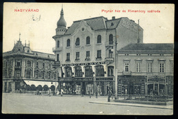 NAGYVÁRAD 1911. Régi Képeslap, üzletek, Koch,Grünfeld  / Romania, Oradea Picture Postcard, Stores, Koch, G - Hongrie