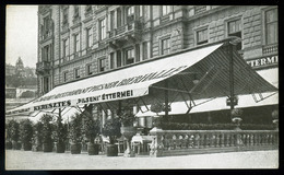 BUDAPEST 1925. Keresztes Pilseni Étterme, Sörcsarnok, Régi Képeslap /Hungary 1925 Keresztes Pilsen Restaurant Ppc - Hongarije