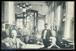 BUDAPEST 1910. VIII Figaró Kávéház, Régi Képeslap " Az Előkelő Világ Találkozó Helye"  /  BUDAPEST 1910 VIII Figar - Hongarije