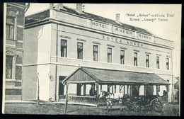 Hungary , Serbia /  TITEL Ca 1910 Hotel Anker Vintage Picture Postcard - Hungary