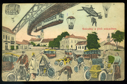 Hungary   SZÉCSÉNY 1911 In The Future Montage Vintage Picture Postcard - Hongrie