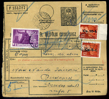 SZEKSZÁRD 1946. Inflációs Csomagszállító Budapestre Küldve /  SZEKSZÁRD 1946 Inflation Parcel Postcard To Budapest - Gebruikt