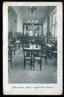 Hungary   SOPRON Ca 1915 Royal Café Interior Vintage Picture Postcard - Hongarije