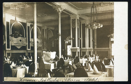 1910. Cca. Korona Szálloda étterem Részlet (szerintem Nyíregyháza) Régi Képeslap  /  Ca 1910 Korona Hotel Restaura - Hongarije