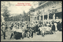 BUDAPEST 1908. II. Hűvösvölgy Gyöngye Márth Mihály Székesfővárosi Nagyréti Vendéglője, Régi Képeslap  /  BUDAPEST  - Hungary