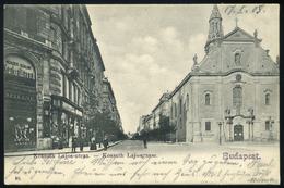 BUDAPEST 1905. Budapest V. Kossuth Lajos Utca, Nemzeti Szalon Képkiállítása Régi Képeslap, (így Ritka)  /  BUDAPES - Hongrie